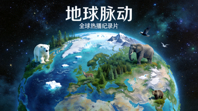 全球热播纪录片《地球脉动》海报